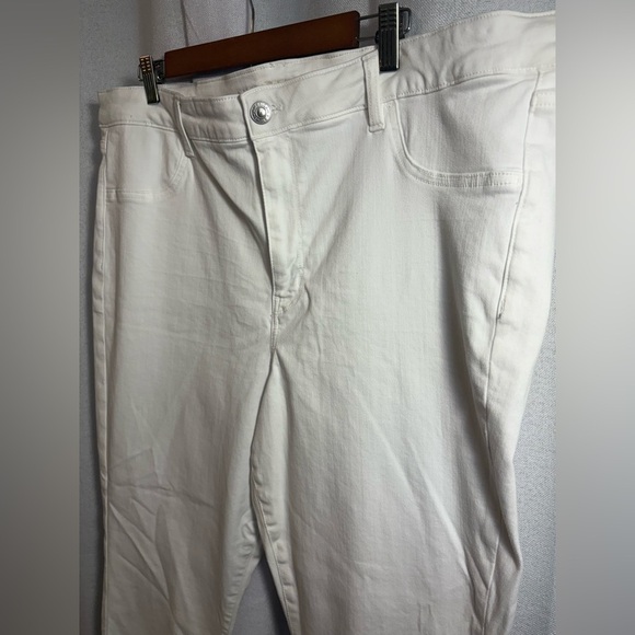 American Eagle‎ Next Level High Rise White Jegging Jeans Plus Size 22 0412 - Picture 3 of 12